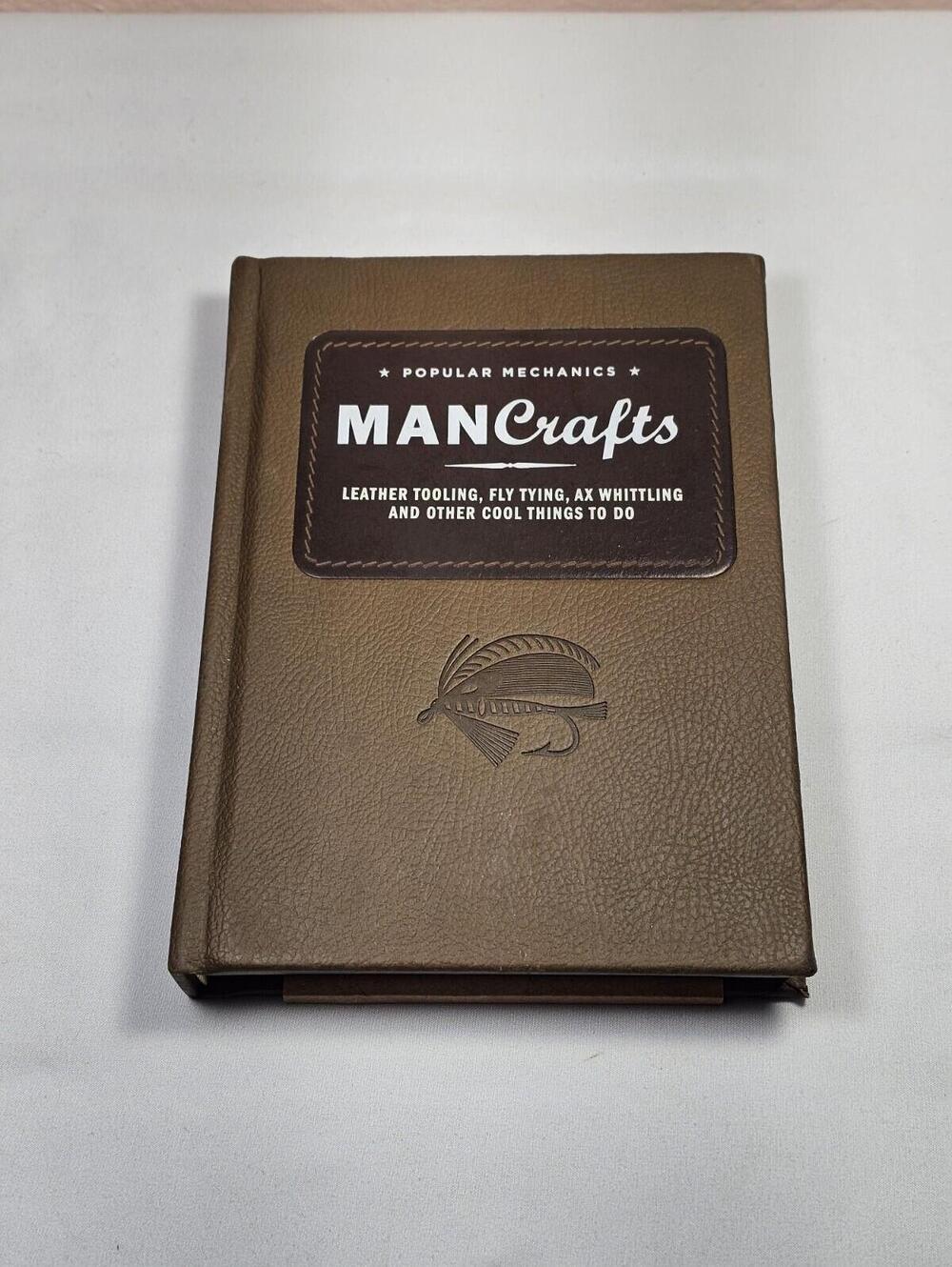 Popular Mechanics Man Crafts Book Leather Tooling - Fly Tying - Ax Whittling - Picture 2 of 7